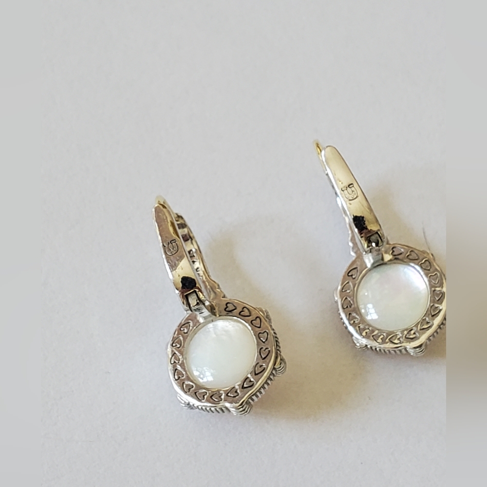 Judith Ripka Pink Quartz Drop Earrings - Picture 3 of 6